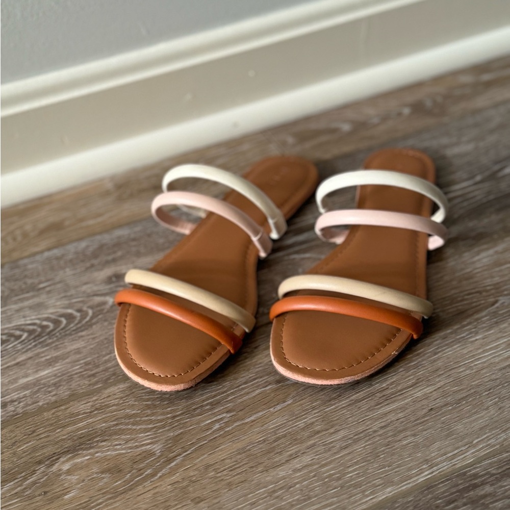 J. Crew Seaside Slide Sandals Neutral. Size 9. Style AO031